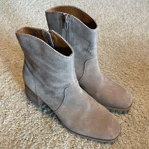 The lucky brand ankle booties